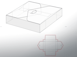 Verpackungsmuster - Graphtec FCX-Flachbettschneideplotter