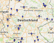 Übersicht der Vertriebspartner von Graphtec innerhalb Deutschland