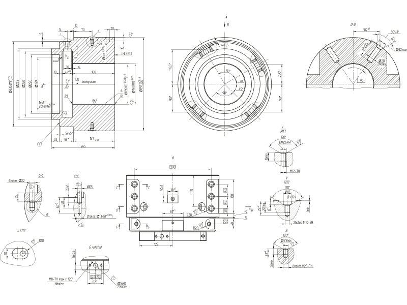 Technische Zeichnung für Verpackungsmuster - Graphtec FCX-Flachbettschneideplotter