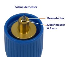 Original Plottermesser von Graphtec garantieren einen perfekten Sitz des Messers im Messerhalter für optimale Schnittergebnisse